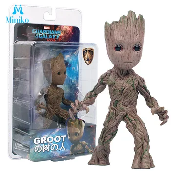 

Grunt Moward Groot Wisun Movie Tree Man Baby Action Figure Hero Model Guardians Of The Galaxy Grot Model Toy Gifts For Kid