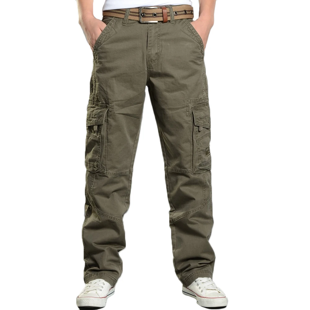 Army Cargo Pants Men Casual Multi Pockets Pants Homme Male Streetwear Combat Military Tactical Cotton Trousers hip hop Clothes Army Cargo Pants Men Casual Multi Pockets Pants Homme Male Streetwear Combat Military Tactical Cotton Trousers hip hop Clothes