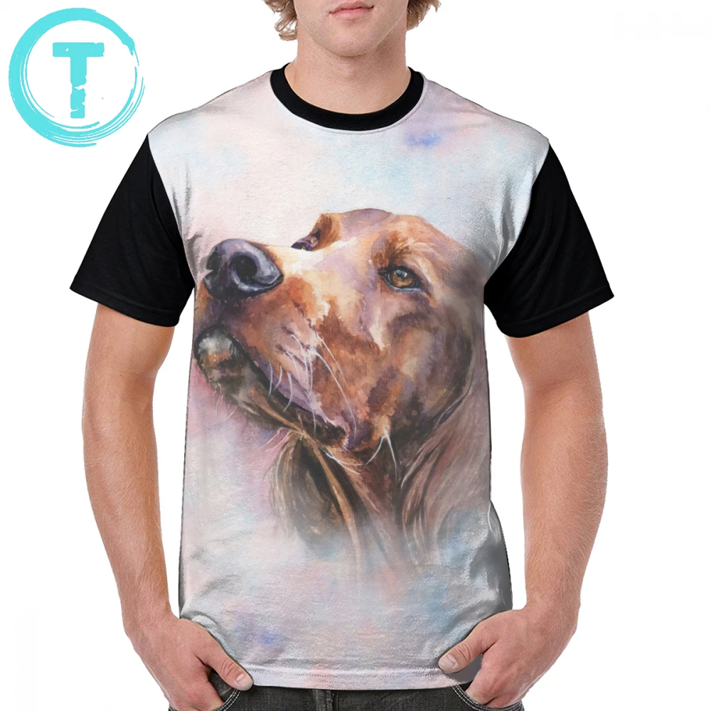 

Setter T Shirt Irish Setter Watercolor Art From George Dyachenko T-Shirt Print Polyester Graphic Tee Shirt Short Sleeves Tshirt