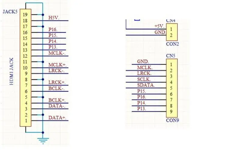 HDMI к I2S IIS DSD приема сигнала доска по для dsd сигнал это Приём Выход уровня сигнала: 3