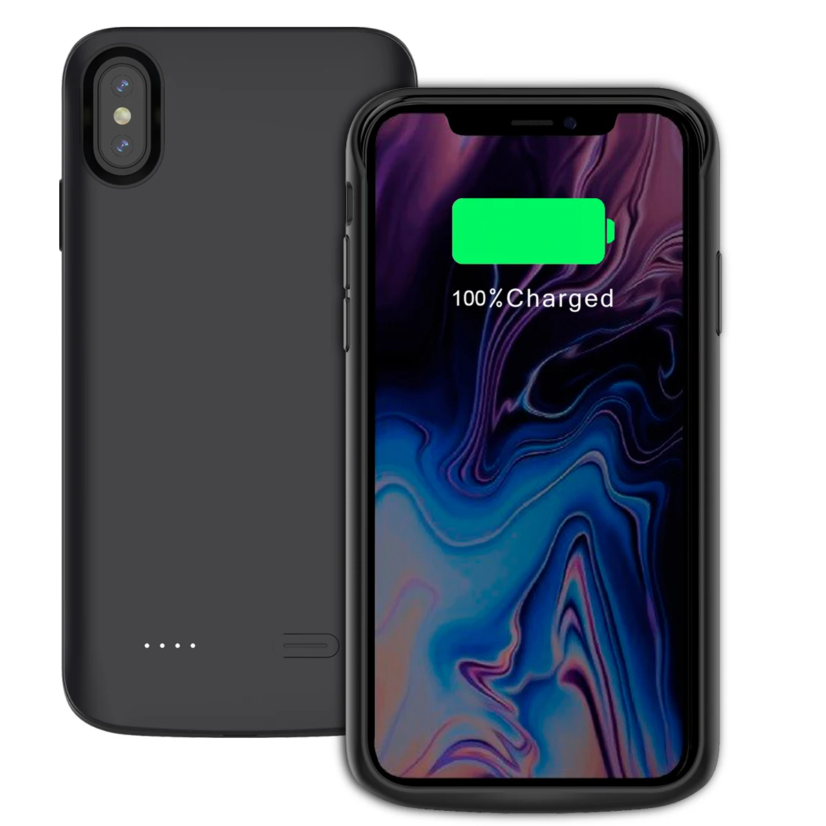 

6000mAh Power Bank Battery Charger Case For iPhone Xs Max/Xr Case External Backup Charger Power Bank Case For iPhone Xr/Xs Max