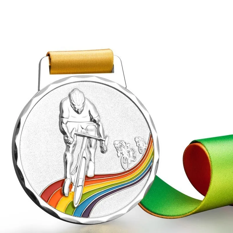 

New Pattern Bicycle Trofeo Medal Best Riding Award Craft Souvenir Cycling Awards Gold Medal Applicable To Bike Enthusiasts Gift