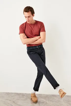 

Navy Men's Chino Pants TMNSS19OV0001