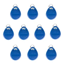 10 шт./партия RFID чип для ключа двери 125 кГц RFID проксимити-идентификатор, Токен-тег брелки для ключей rfid брелок для системы входа в дверь