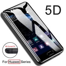 Vidrio curvado 5D para Huawei P20 Lite Protector de pantalla para Huawei P20 Lite Pro P Smart P20lite película protectora de vidrio templado