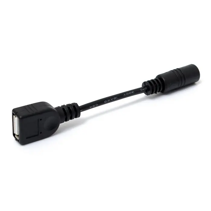 

CYDZ DC Power Jack 5.5 2.1mm Charge Adpter to USB Female Cable 5V for Tablet & Cell Phone