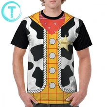 Toystory футболка Вуди из «Истории игрушек» Футболка мужская плюс размер графическая футболка забавная Мода принт полиэстер короткий рукав Футболка