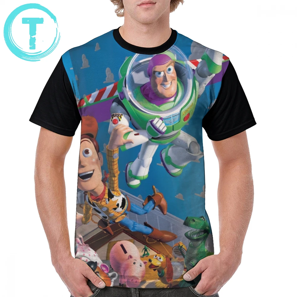 

Toystory T Shirt Toy Story Cover Graphic T-Shirt Print Short-Sleeve Graphic Tee Shirt Man Streetwear Fun Tshirt