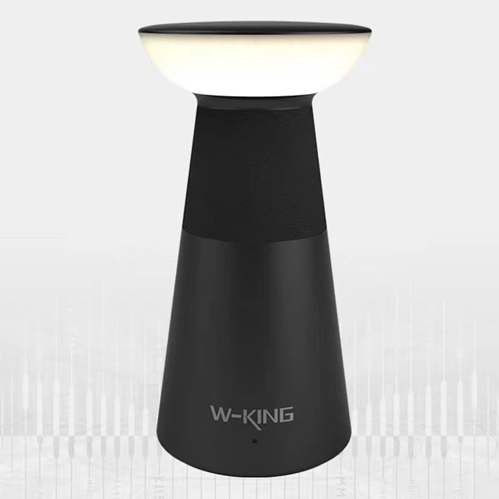 

W-king 2018 LED Light Bluetooth Speaker New I5 Portable Wireless 360 Degree Stereo Speaker Column with Battery Speaker