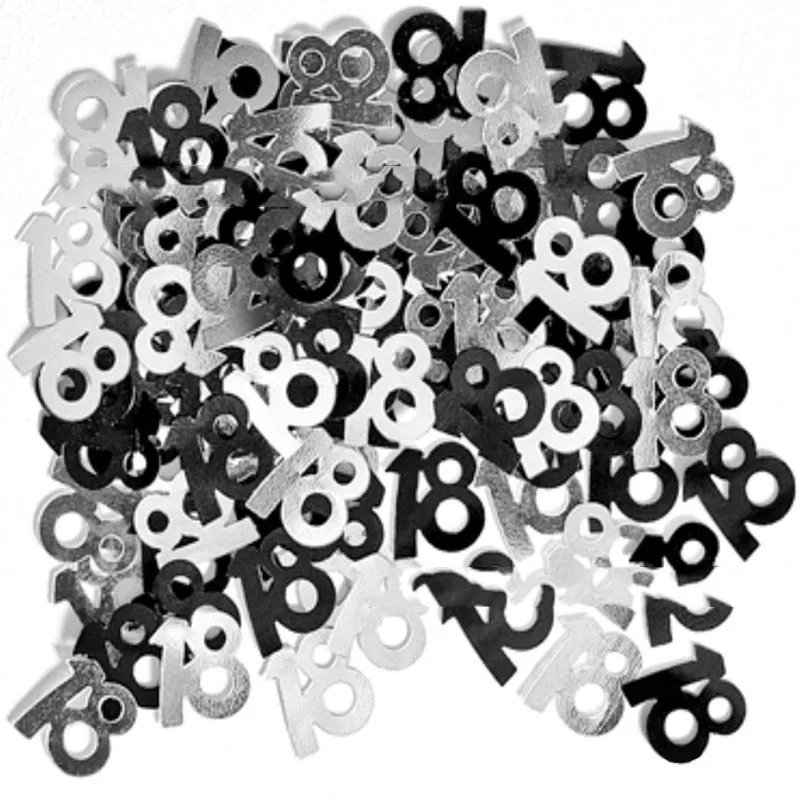 

Digital Sequins Birthday Confetti Decoration party Age 16 Age 18 Age 50 Age 60