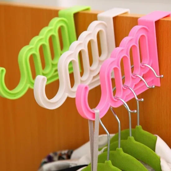 

Door Multi-Function Bathroom Random Color Foldable Clothes Hanger 1 Pcs Home