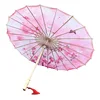 New Oiled Paper Umbrella Rain Women Decor Vintage Umbrella Dance Prop Umbrella Peach Blossom Chinese Intangible Cultural Parasol ► Photo 3/6