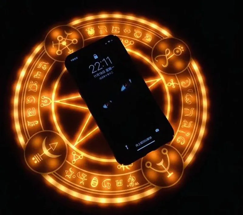 

5W/10W Magic Array Universal Qi Wireless Fast Charge Pad for iPhone X 8 for Samsung Note Xiaomi Huawei for Phone Tool Parts