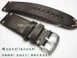 18 19 20 21 22 мм новый дизайн ручной работы Винтаж кожа высокого качества браслет ремешок Для мужчин для фирменные часы ремешки ремни