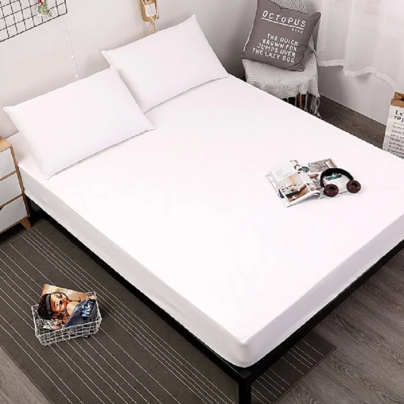 

New product Printing Bed Mattress Cover Mattress Protector Pad Fitted Sheet Bed Linens with 46