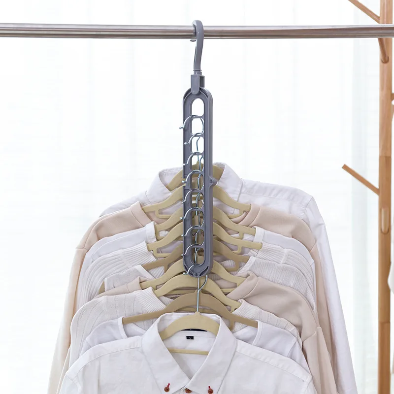 

Aprince Plastic Home Hanging Clothes Drying Rack Garderobe Storage Hook Multi-Layer Bedroom Closet Hanger Rack Balcony Rack