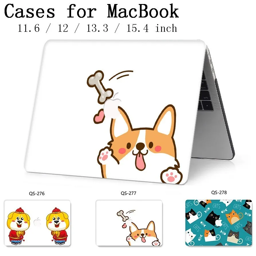 

New Notebook Sleeve For MacBook Air Pro Retina 11 12 13 15.4 13.3 Inch With Screen Protector Keyboard Cove Hot For Laptop Case