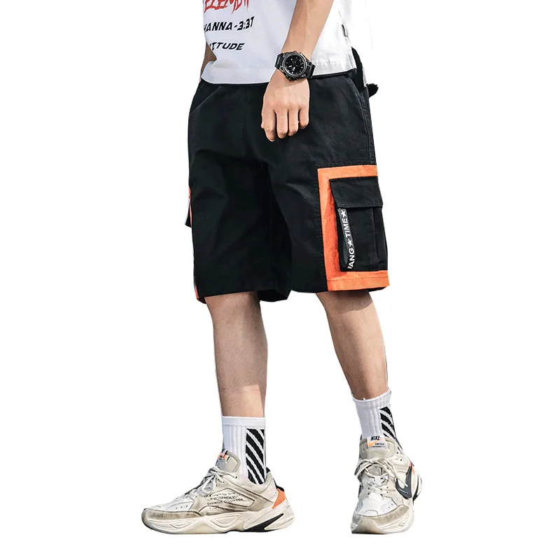 

Men's shorts summer 5 five pants big pants Korean version of the tide brand summer tooling casual loose large size pants tide