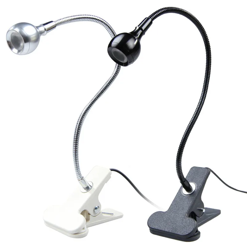 

3W USB LED Light Clip-on Flexible Reading Bed Lamp Table Desk Lamp Book Desktop Bed Lamp Lighting Bedside Lighting