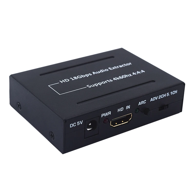 Hdmi к Hdmi 4 к x 2 к + Spdif + Rca стерео L/R аналоговый аудио конвертер приемный распределитель (США Plug)