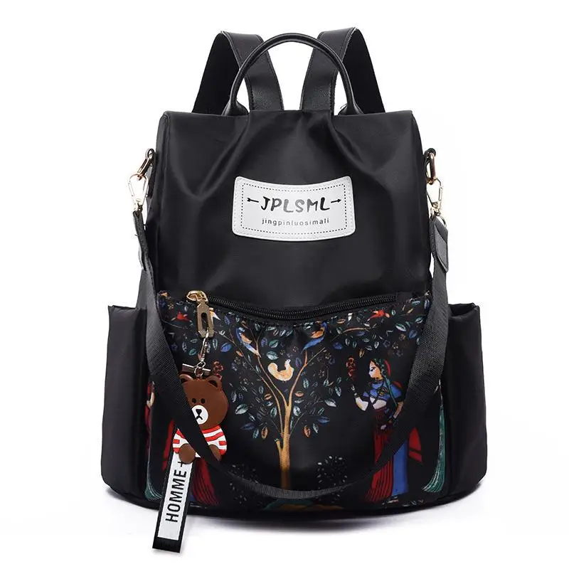 

Fashion Anti Theft Women Backpack Oxford Female Small Shoulder Bag Multifunction Lady Backpacks Schoolbag for Teenager Girls