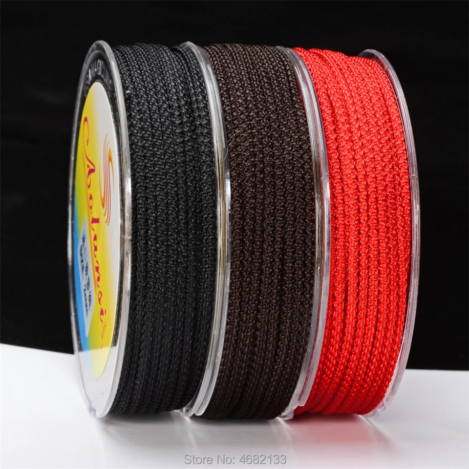 

Beading wire cord 2mm black red coffee DIY Craft cords for Bracelets Necklace Anklets Agate Crystal Jewelry