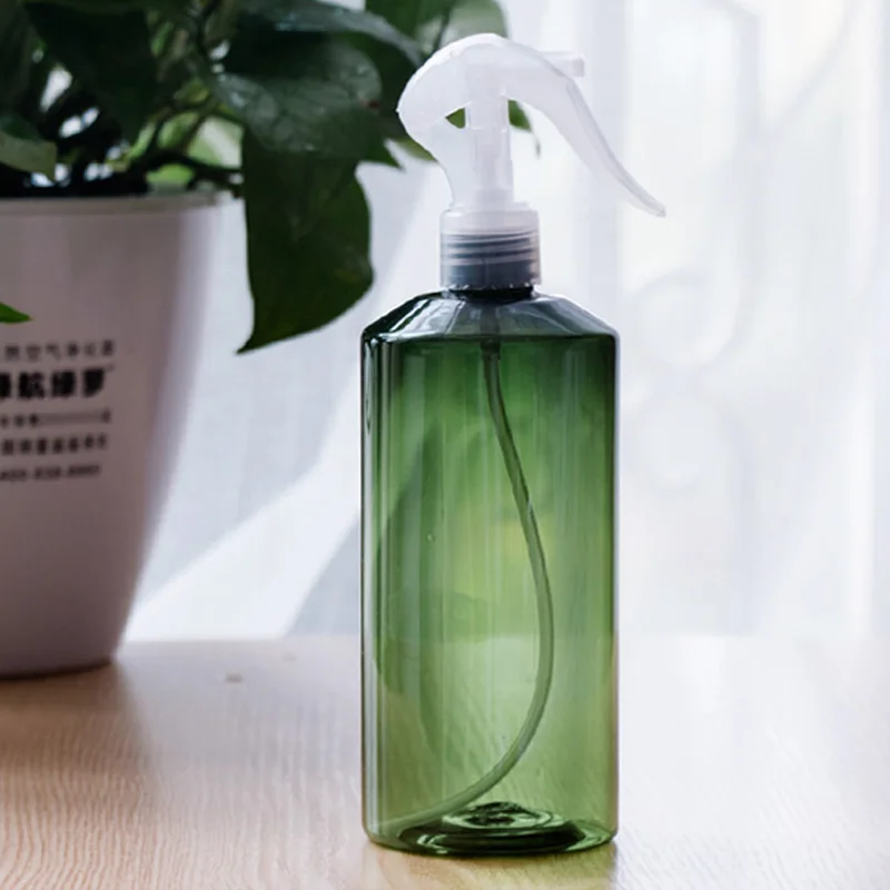 Модный высококачественный 500 мл пластиковый распылитель для увлажнения волос спрей бутылка для салонов Инструменты для укладки волос темно-зеленый переработанный