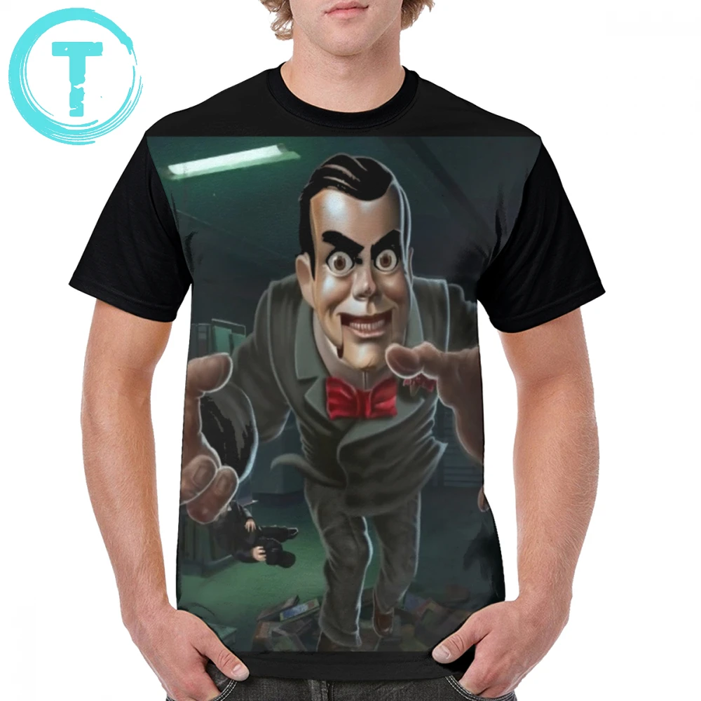 

Goosebumps T Shirt Slappy T-Shirt Men Awesome Graphic Tee Shirt Streetwear 100 Cotton Oversize Short Sleeve Graphic Tshirt
