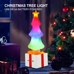 Рождественская елка лампы E27 Праздник творческой E26 RGB лампы-вспышки для Новый год Свадебные ночник украшения дома