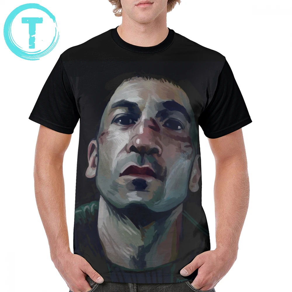 

The Punisher T Shirt Frank Castle T-Shirt 6xl Graphic Graphic Tee Shirt Short Sleeves Fun Classic Men 100 Percent Polyester Tshirt