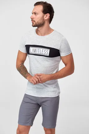 Серые мужские шорты-Nond'm Smart-повседневные