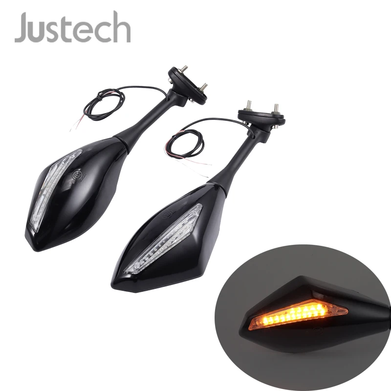 Turn Signal Integrated Mirrors LED light For Honda CBR600RR 2003-2017 CBR1000RR