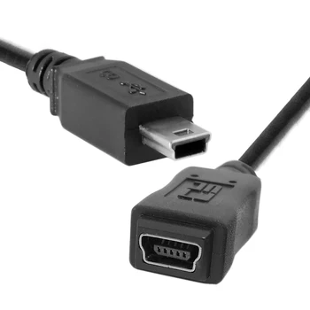 

10pcs/lot Mini USB B typ 5Pin Male to Female extension cable 1.5M 5ft