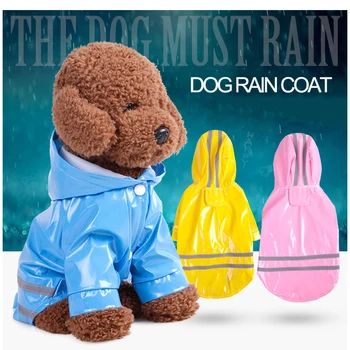 

Cat Raincoat For Dogs Rain Slicker Dog Raincoat Rain Coat For Dog Impermeable Summer Outdoor Hoody Waterproof Jackets PU Cats E