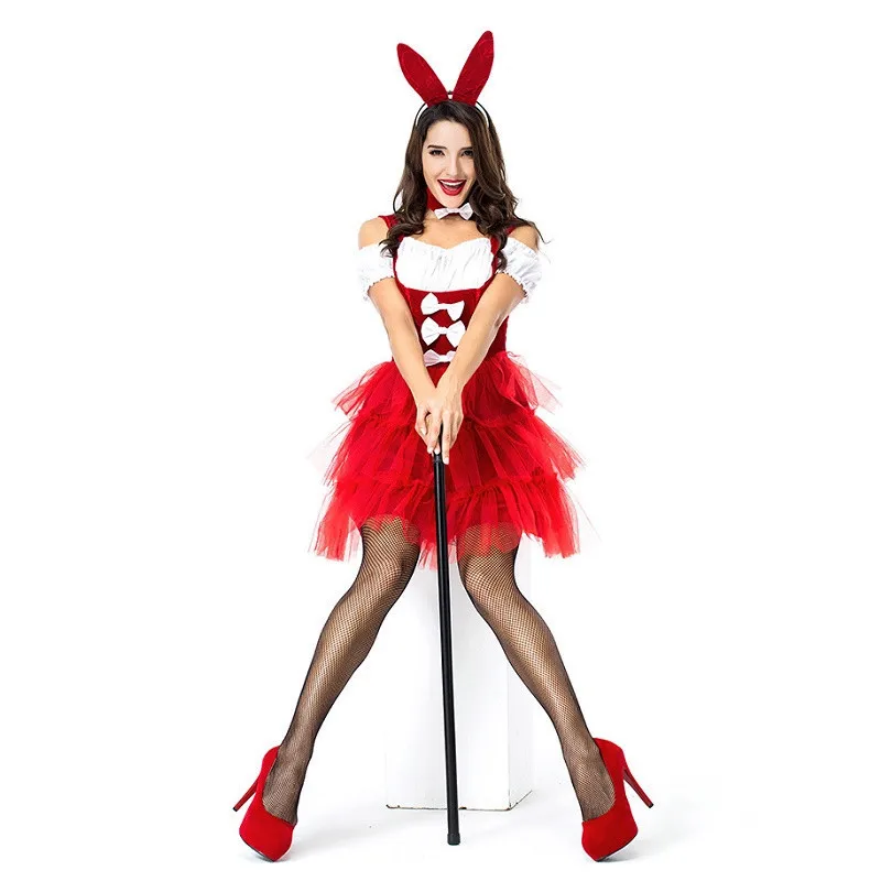 

Bunny Girl Rabbit Costumes Sexy Cosplay Halloween Adult Animal Costume For Women Fancy Dress Clubwear Party Wear Bunny Costume