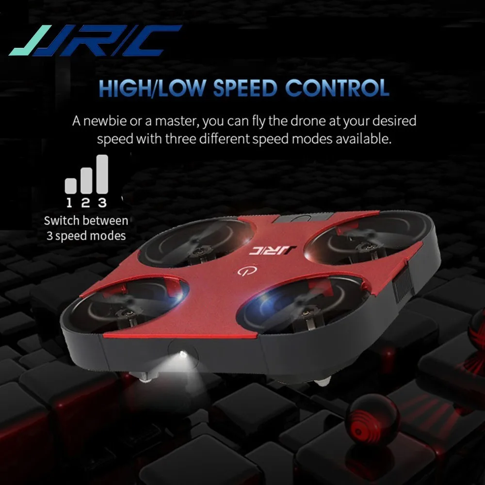 

2019 New Original JJRC Mini Drone Ultra-thin Remote Control Quadcopters 4CH PLANC Attitude Hold With Foldable Arm Outdoor Toys