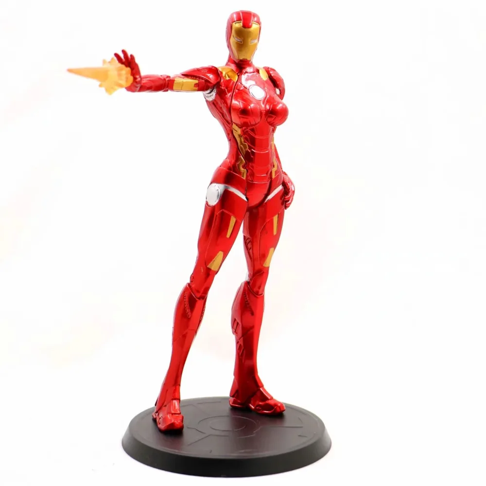 

Marvel Legends 20cm MK8 Pvc Female Iron Man Small Pepper Movie Model Avengers 4 End game Action Figures Figma Doll toys for kids