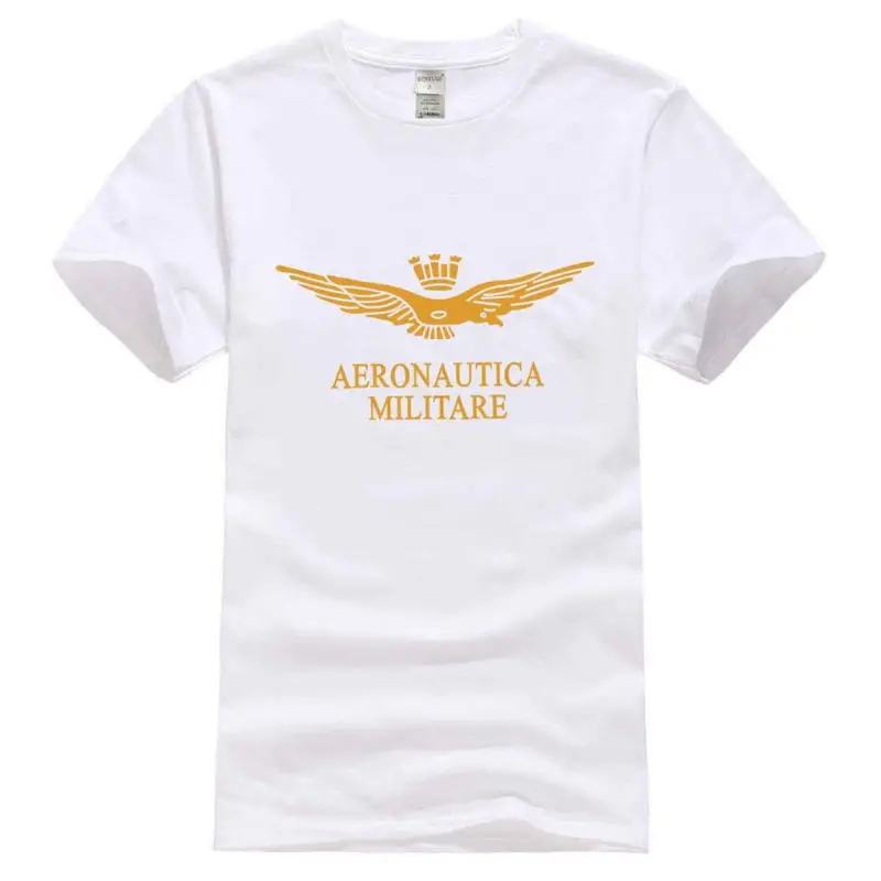 

new 2019 Summer Men's 100% cotton Air Force One T-shirt Brand aeronautica militare men t shirts Men Military Shirt XS-2XL