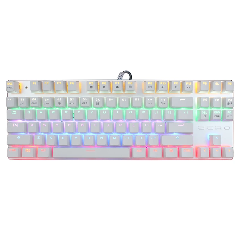 

Me Too Original gaming Mechanical Keyboard 87 key Wired keyboard blue/red/black switch Backlit Keyboard Russian/Spanish/Hebrew