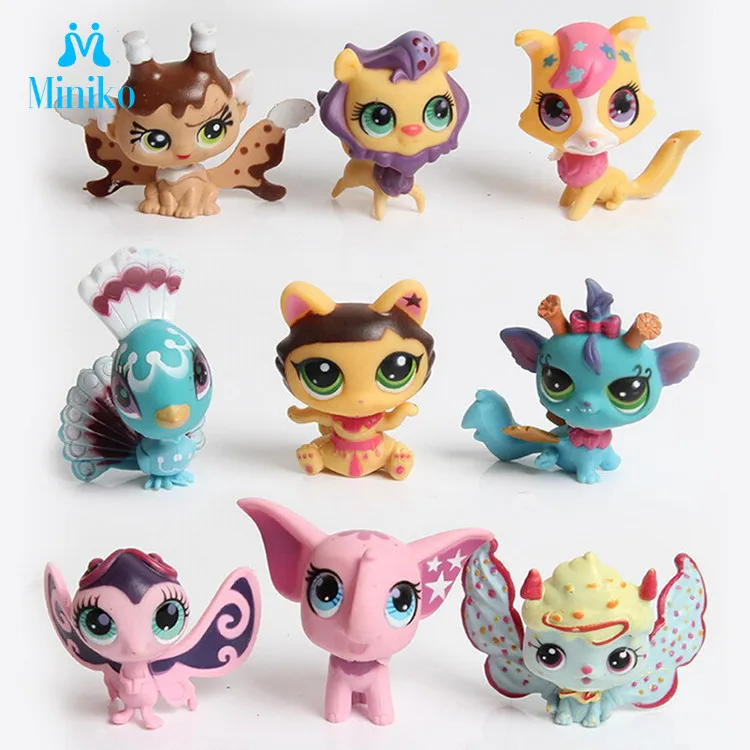 

Lps 20pcs/bag Little Pet Shop Toys Littlest Cartoon Animal Cute Cat Dog Loose Action Figures Collection Kids Girl Toys Gift
