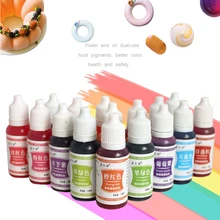 Торт съедобный пигмент цвет пигмент помадка Макарон 1 шт. цвет ing ингредиенты выпечки торт крем еда 15 мл