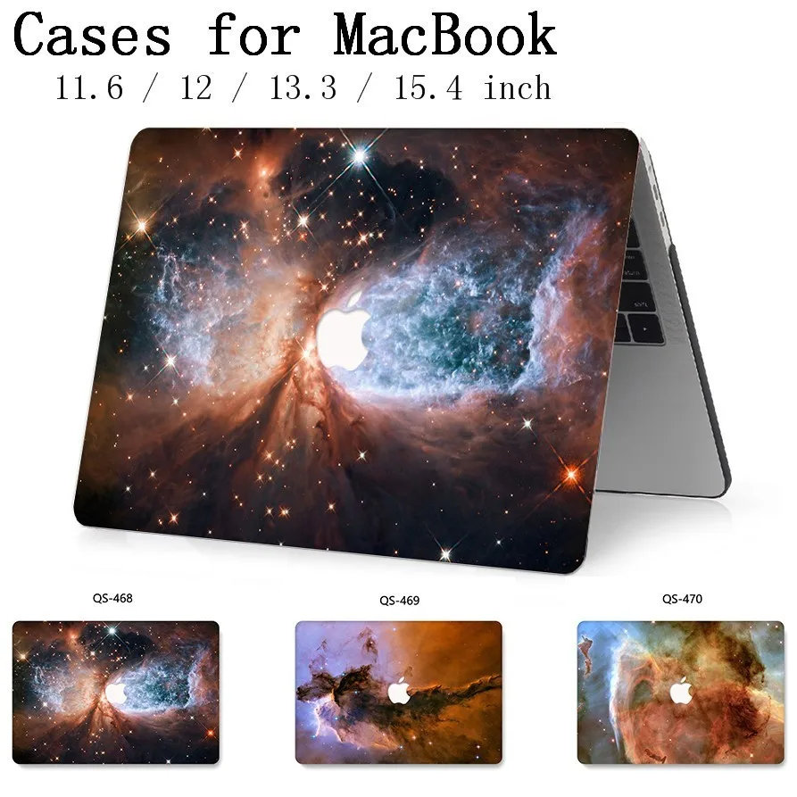 

For MacBook Air Pro Retina 11 12 13 15 Laptop Case Bag With Screen Protector Keyboard Cove For MacBook 13.3 15.4 Inch Apple Case