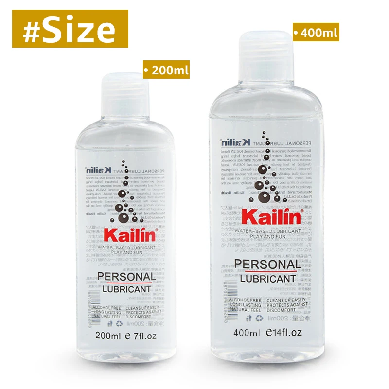 Kailin 200 мл 400 смазка на водной основе для анальной вагинальной смазки шелковое