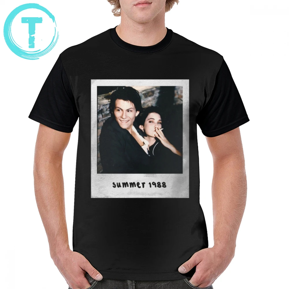 

Heathers T Shirt Jason Dean Veronica Sawyer T-Shirt Print Funny Graphic Tee Shirt Short Sleeve Male Polyester Beach Tshirt