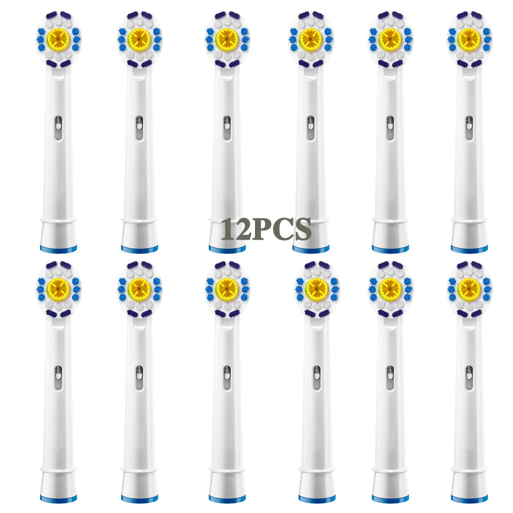 12pcs Electric Toothbrush heads 3D White Replacement brush Heads For Braun Oral B PRO 1000 3000 5000 6000 Oral B Vitality 12pcs Electric Toothbrush heads 3D White Replacement brush Heads For Braun Oral B PRO 1000 3000 5000 6000 Oral B Vitality