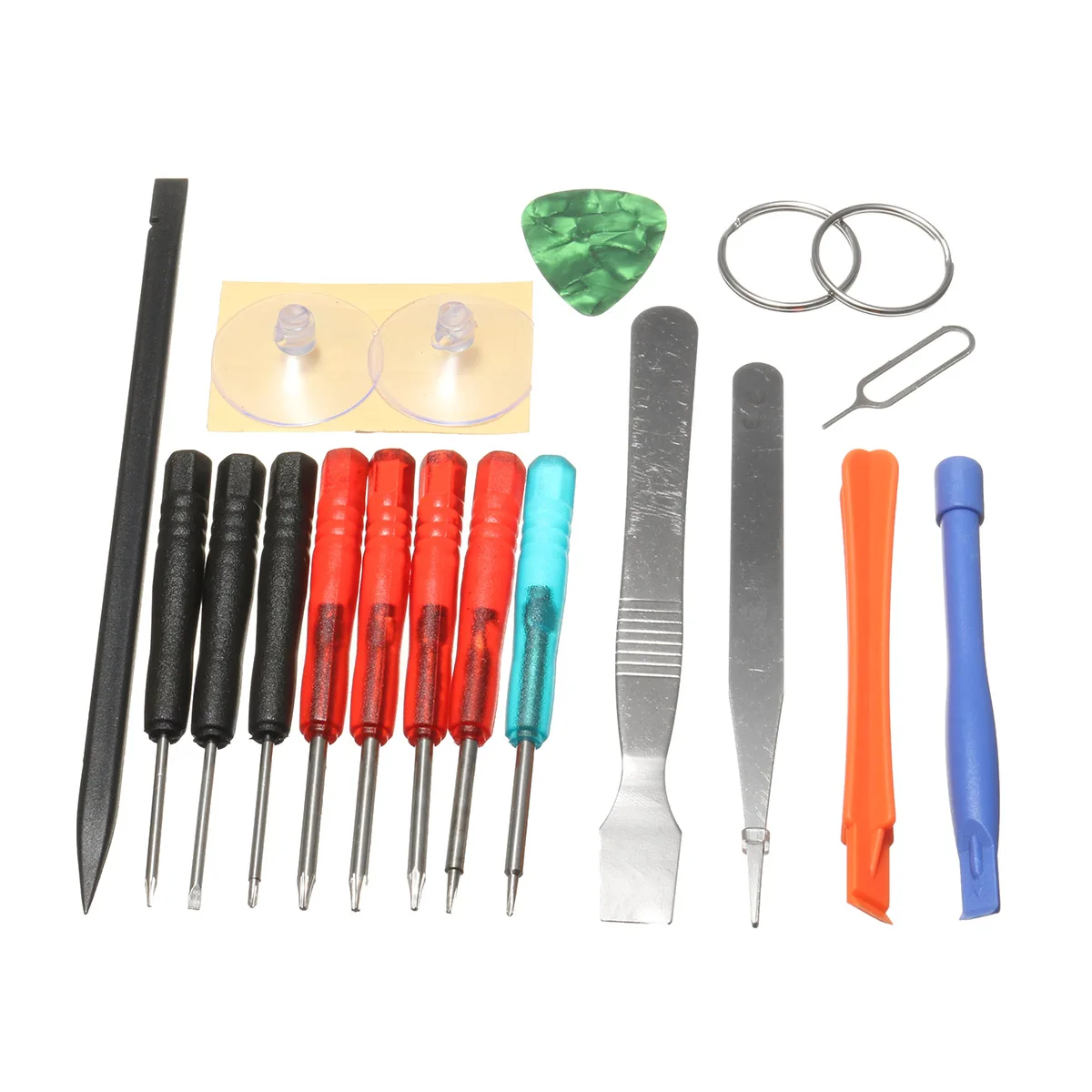 

18Pcs Cellphone Repair Tools Kit Mini Screwdriver Set Screen Opening PryCrowbar Pliers for Smartphone/Tablet/MacBook/Air/Iphone
