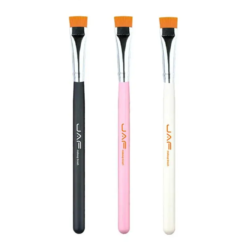 

1pcs Eye Makeup Wood Handle Eyebrow Beauty Flat Brush Cosmetic Pens Tools