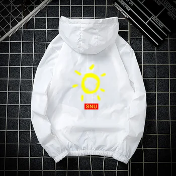 

2019 Summer New Korean Version Of The Couple Male Loose Hip Hop Printing Hooded Sunscreen Clothing M-5XL Size Streetwear Best