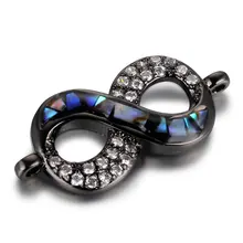

ZSS Diy Metal Jewelry Findings Fashion Popular Necklace Pendant Jewelry Accessories 8 Word Silver black Gold Rose