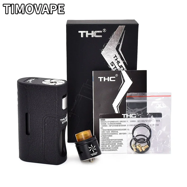Elektronik sigara mod thc thunder storm bf комплект поддержка 21700/20700/18650 батарея с 8 мл емкость